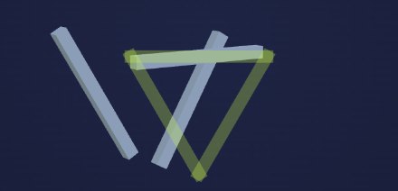 3D錯視マトリクスの画面